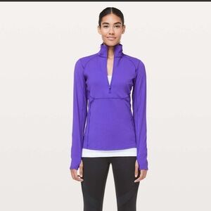 Lululemon Athletica Best Pace Half Zip in Lazurite Size 4 Like New